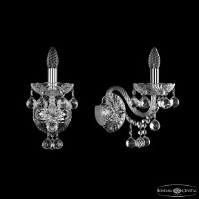 Бра Bohemia Ivele Crystal 1409 никель арт. 1409B/1/160/XL Ni
