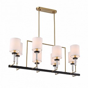 Люстра на штанге ST-Luce BLACK+BRASS латунь арт. SL1404.338.08