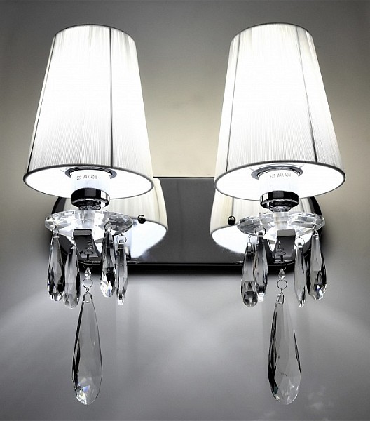 Бра LUMINA DECO Alessia  арт. LDW 1726-2W CHR