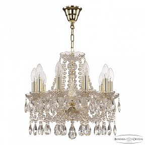 Подвесная люстра Bohemia Ivele Crystal 107 золото арт. 107/10/141 G