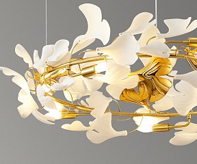 Подвесная люстра Kink Light Сири латунь арт. 07868-70,36