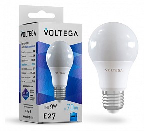 Лампа светодиодная Voltega General purpose bulb 9W  арт. 8443