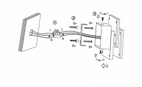 Накладной светильник DesignLed GW черный арт. 00-00003018