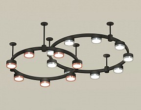 Подвесная люстра Ambrella Light XR черный арт. XR92221150