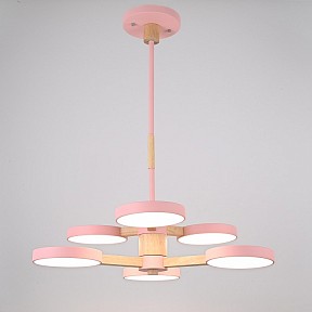 Люстра на штанге Imperiumloft TURNA Pink розовый арт. TURNA-DBL01
