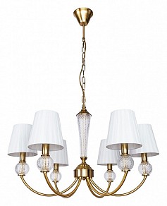 Подвесная люстра Arte Lamp Gracie коричневый арт. A7301LM-6PB