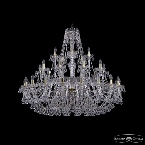 Подвесная люстра Bohemia Ivele Crystal 1409 золото арт. 1409/20+10+5/460 G