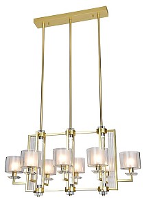 Подвесная люстра Newport ALEXANDRA золото арт. 4408/S mat.gold