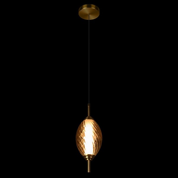 Подвесной светильник Loft it Helix бронза арт. 10421/A Amber
