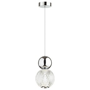 Подвесной светильник Odeon Light Crystal серый арт. 5007/7L