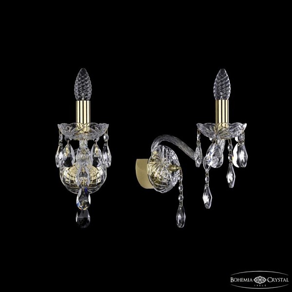 Бра Bohemia Ivele Crystal 1415 золото арт. 1415B/1/165 G