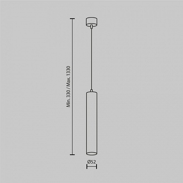 Подвесной светильник Maytoni Focus LED белый арт. P072PL-L12W4K-1