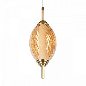 Подвесной светильник Loft it Helix бронза арт. 10421/A Amber