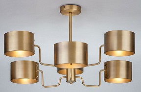 Люстра на штанге Bogate's Pallada латунь арт. 293/6