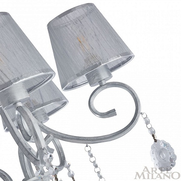 Люстра на штанге Arte Milano Amalfi-7146 белый арт. 337146/5 WT+SL