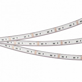 Лента светодиодная Arlight A120 RGB 24V 8mm 12 W/m IP20-IP67 белый арт. 042907