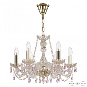 Подвесная люстра Bohemia Ivele Crystal 112 золото арт. 112/6/165 G V7010