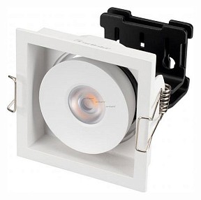 Встраиваемый светильник Arlight CL-SIMPLE-S80x80-9W Day4000 (WH, 45 deg) белый арт. 028148