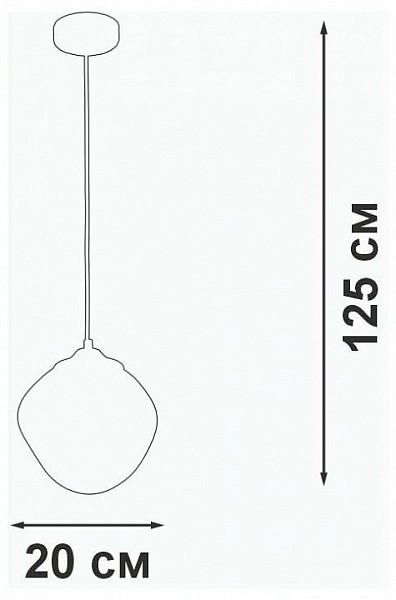 Подвесной светильник Vitaluce V2741 черный арт. V2741-1/1S