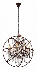 Подвесная люстра Loft it Foucaults Orb Crystal коричневый арт. LOFT1897/8