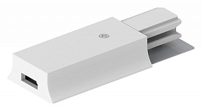 Заглушка для треков Feron LD1010 белый арт. 41883