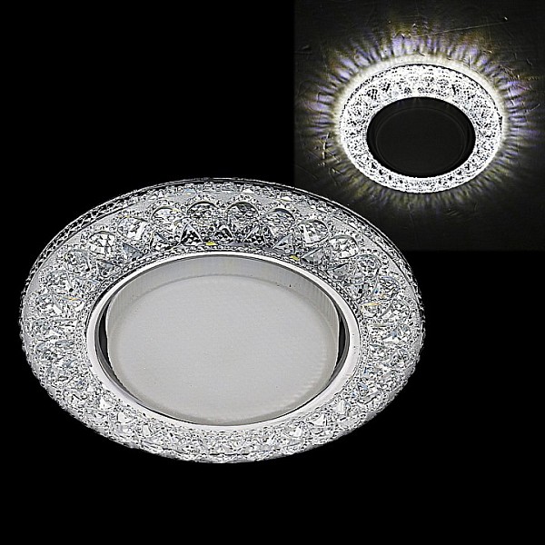 Встраиваемый светильник Reluce 53212 белый арт. 53212-9.0-001MN GX53+LED5W WH