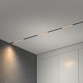 Встраиваемый светильник Elektrostandard Slim Magnetic черный арт. a067372