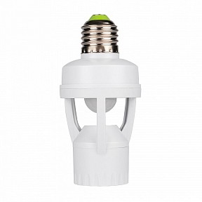 Датчик движения Jazzway  белый арт. PMS-IR 045 60W Е27 360° 6m IP20 WH