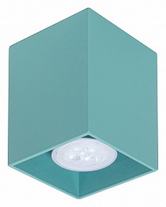 Накладной светильник TopDecor Tubo8 SQ голубой арт. Tubo8 SQ P1 25