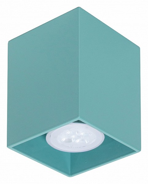 Накладной светильник TopDecor Tubo8 SQ голубой арт. Tubo8 SQ P1 25