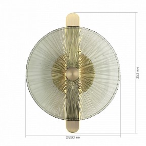 Накладной светильник ST-Luce WASI бронза арт. SL6141.321.01
