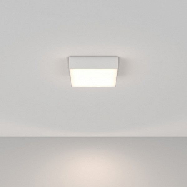 Накладной светильник Maytoni Zon белый арт. C032CL-24W4K-SQ-W