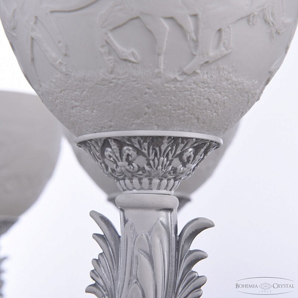 Подвесная люстра Bohemia Ivele Crystal AL7901 белый арт. AL79101/10/300 B WMN P1 U Horse