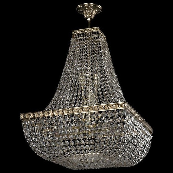 Светильник на штанге Bohemia Ivele Crystal 1928 золото арт. 19282/H2/45IV G