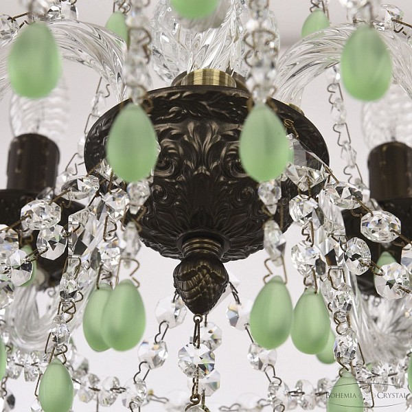 Подвесная люстра Bohemia Ivele Crystal AL1610 бронза арт. AL16310/5/141 PD V5001