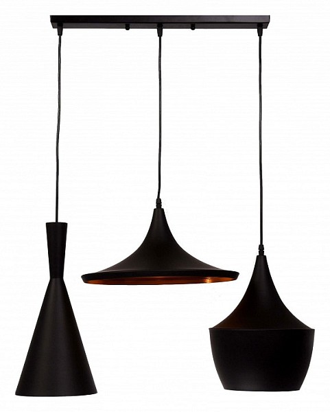 Подвесной светильник LUMINA DECO Foggi черный арт. LDP 7712-3 PR BK