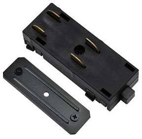 Заглушка для треков Aployt Magnetic track 220 черный арт. APL.0280.00.01