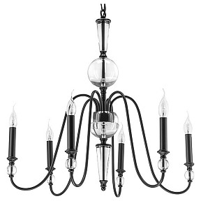 Подвесная люстра Lightstar Ragno черный арт. 732067