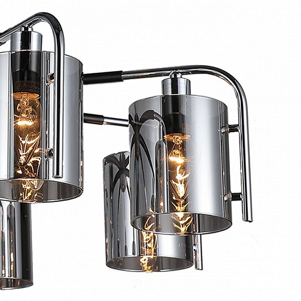 Люстра на штанге Escada Elegant черный арт. 671/8P Chrome