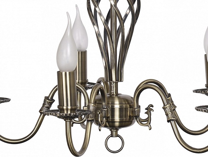 Подвесная люстра Arti Lampadari Tortora бронза арт. Tortora E 1.1.5 A