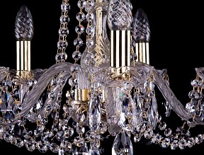 Подвесная люстра Bohemia Ivele Crystal 1402 золото арт. 1402/5/160/G