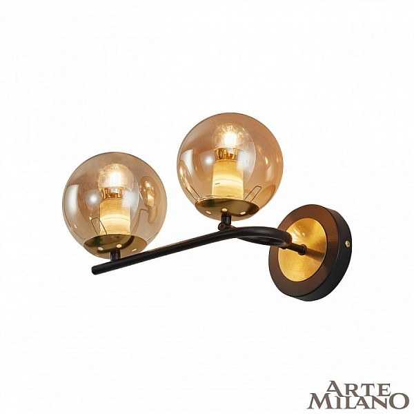 Бра Arte Milano Neapolis-73708 золото арт. 273708/2B BK/GD