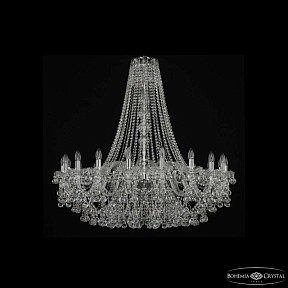 Подвесная люстра Bohemia Ivele Crystal 1409 никель арт. 1409/20/400/h-113 Ni