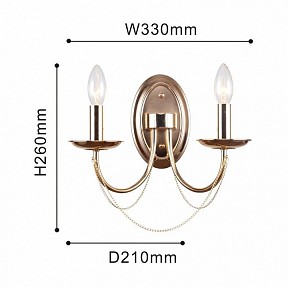 Бра F-promo Plini золото арт. 2591-2W