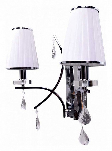 Бра LUMINA DECO Glamour хром арт. LDW 66247-2 WT+CHR