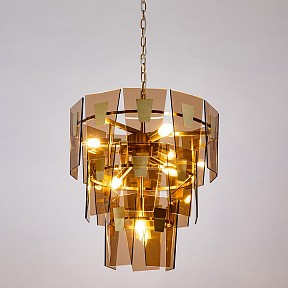 Подвесная люстра Arte Lamp Sophia коричневый арт. A4066LM-11PB