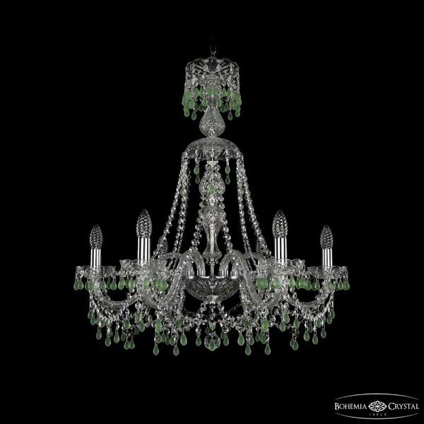 Подвесная люстра Bohemia Ivele Crystal 1410 никель арт. 1410/6/240/XL-74 Ni V5001