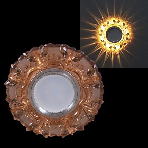 Встраиваемый светильник Reluce  хром арт. 22004-9.0-001PL MR16+LED3W TEA