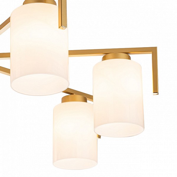 Люстра на штанге Escada Style желтый арт. 1142/7P Gold