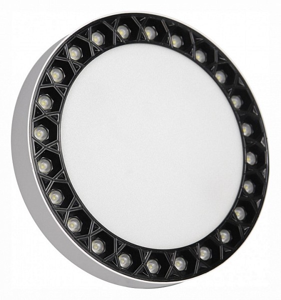 Накладной светильник iLedex Technical Mercury черный арт. 5552-36W-D217-3/4K-WH+BK